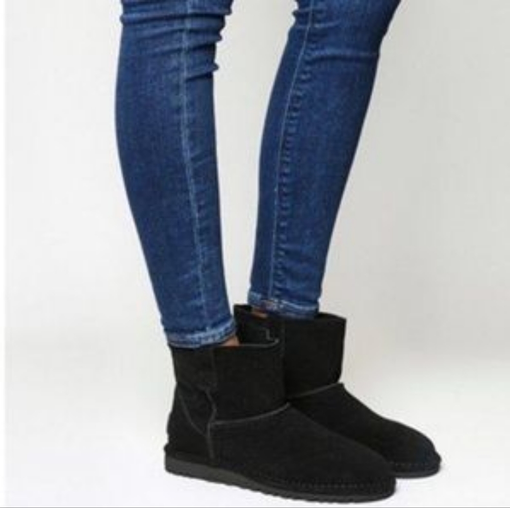 🖤 UGG Mini Unlined Black Boots size 9